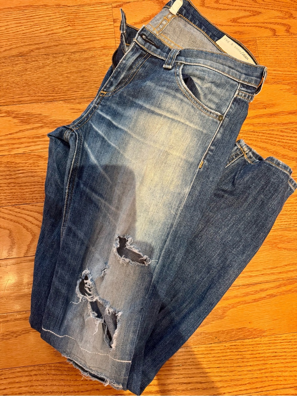 Rag & Bone Jeans The Dre Surfer Repair Size 26